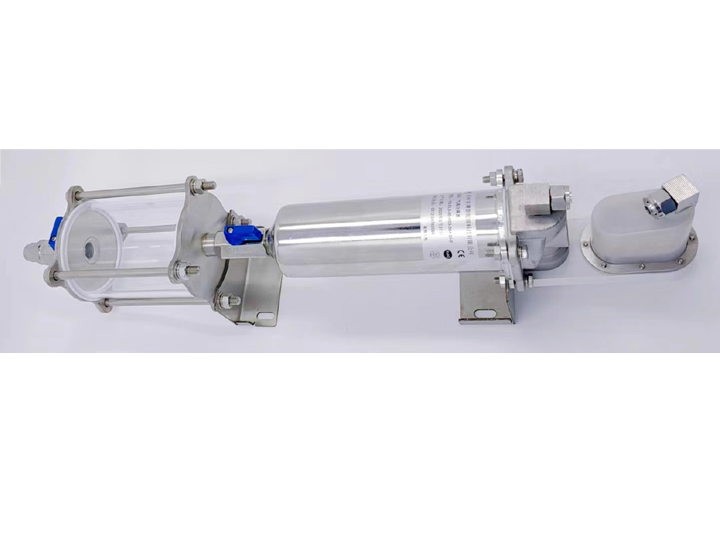 YB-ELS 系列气液分离器+ 二通手动排液阀+ 单自动排液阀